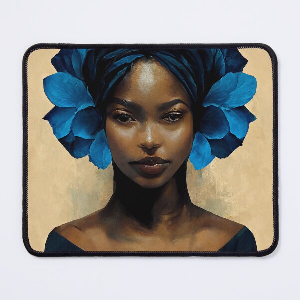 Item preview, Blue Flower Crowned designed and sold by DeepSymbolism.