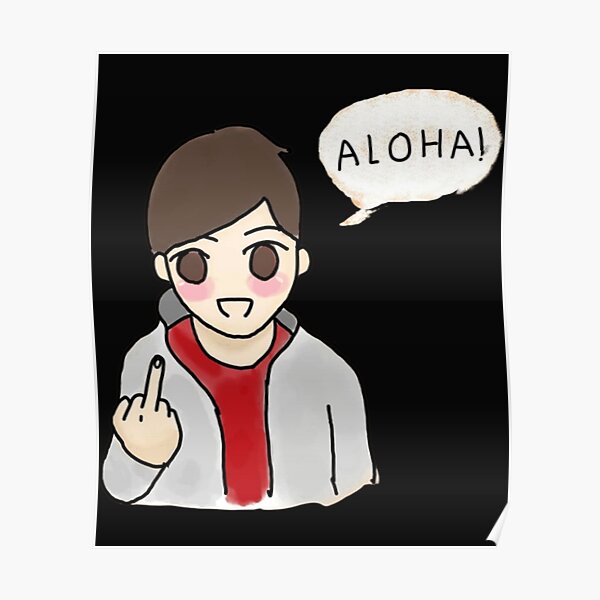 "ALOHA! locke and key " Poster for Sale by LeChaimsa Redbubble