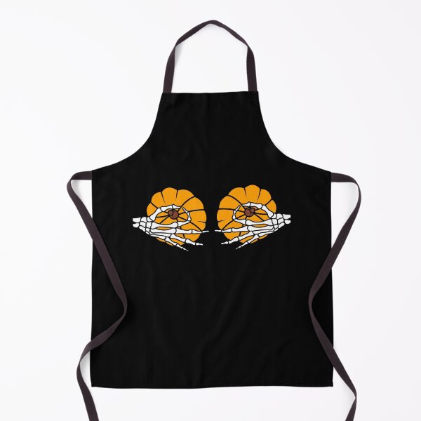 Item preview, Skeleton Hand Holding Pumpkin Boobs Halloween Bones designed and sold by Nepaz-Designs.