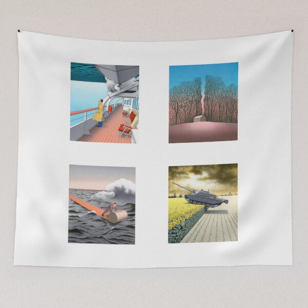 Item preview, Guy Billout paintings - Sticker Pack - Art designed and sold by Alessandro Portavoce.