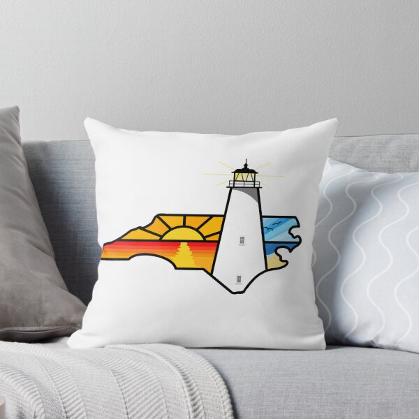 Item preview, North Carolina Outline - Ocracoke Island Lighthouse designed and sold by BuckNerdImages.