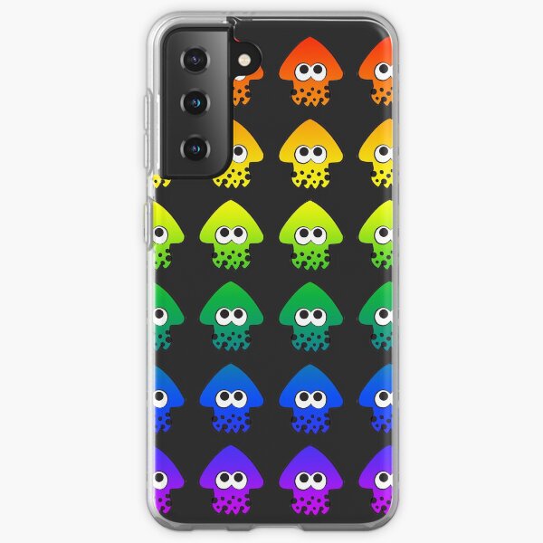 Rainbow Splatoon Squids Samsung Galaxy Soft Case