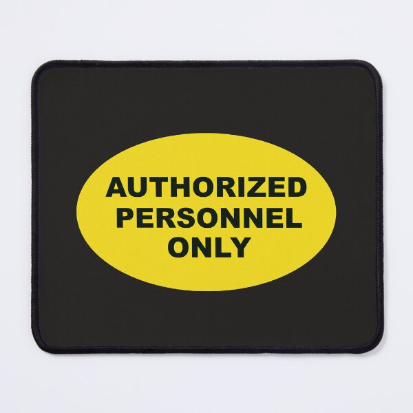Item preview, AUTHORIZED PERSONNEL ONLY Industrial style sign designed and sold by lobodelnoir.