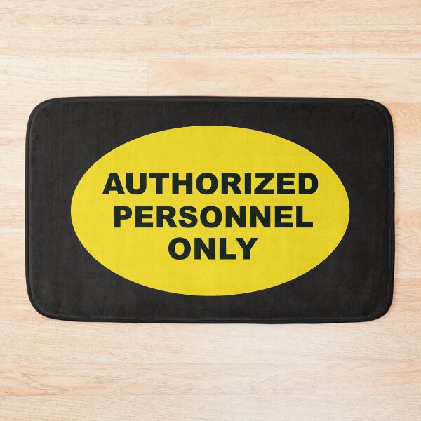Item preview, AUTHORIZED PERSONNEL ONLY Industrial style sign designed and sold by lobodelnoir.