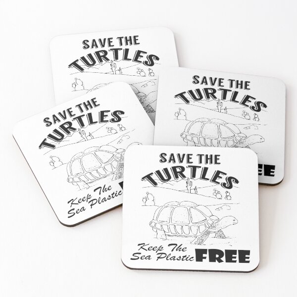 Item preview, Save the turtles keep the sea plastic free shirts, Save the turtles keep the sea plastic free masks, Save the turtles keep the sea plastic free stickers  designed and sold by Poussyarts.