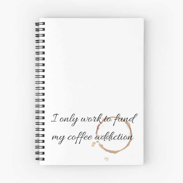Item preview, Solo trabajo para financiar mi adicción al café. designed and sold by MaryOrp.
