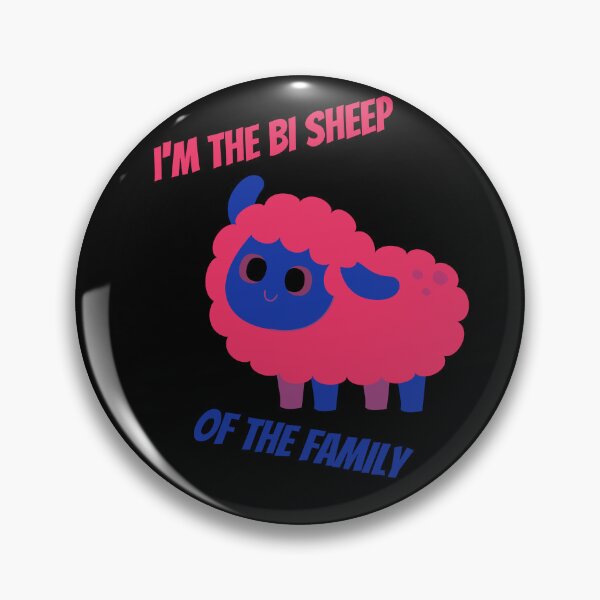 Item preview, I'm The Bi Sheep Of The Family For Proud Bisexual Folks In Black designed and sold by LuckyKermit.