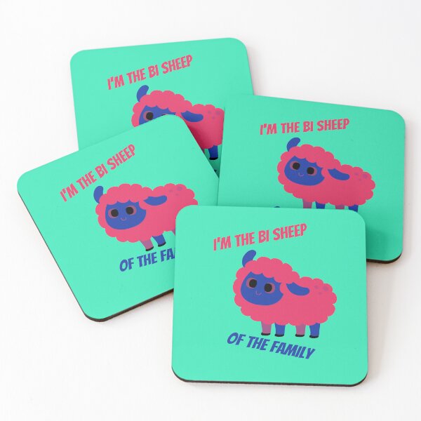 Item preview, I'm The Bi Sheep Of The Family For Proud Bisexual Folks In Green designed and sold by LuckyKermit.