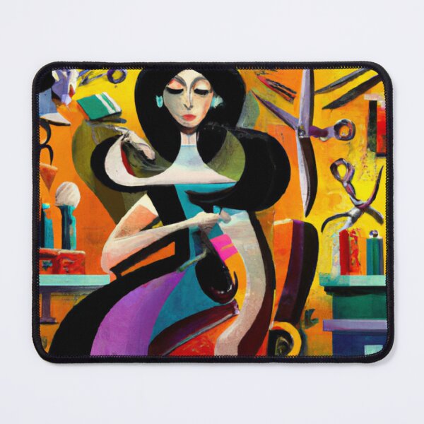Item preview, Woman In A Barbershop designed and sold by Zestpond.