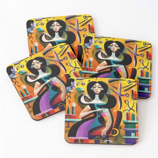 Item preview, Woman In A Barbershop designed and sold by Zestpond.