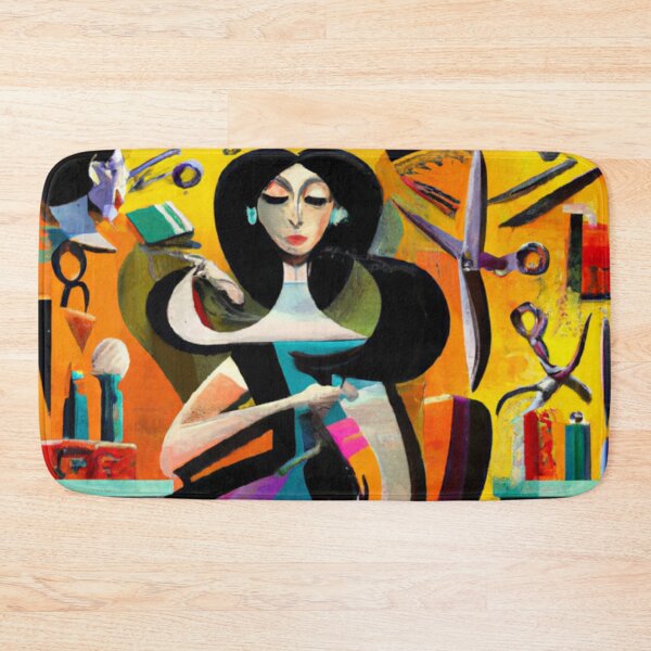Item preview, Woman In A Barbershop designed and sold by Zestpond.