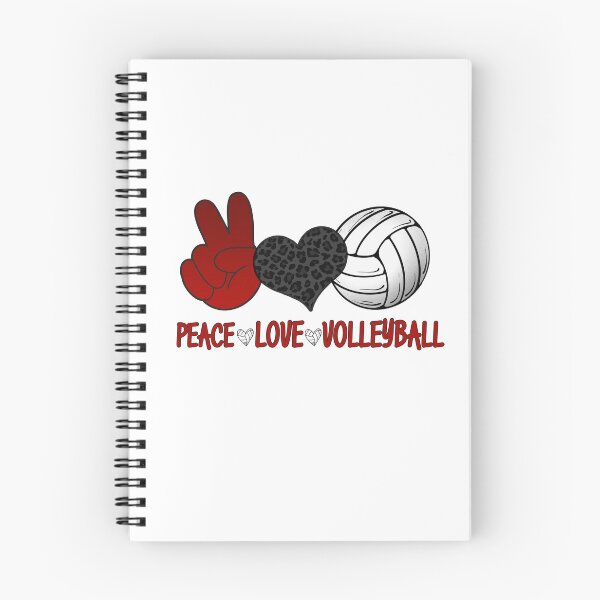 Item preview, Peace Love Volleyball designed and sold by Leslie Graves.