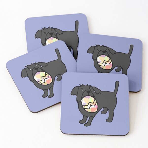 Item preview, Cute Dog Holding Easter Egg designed and sold by ellenhenry.