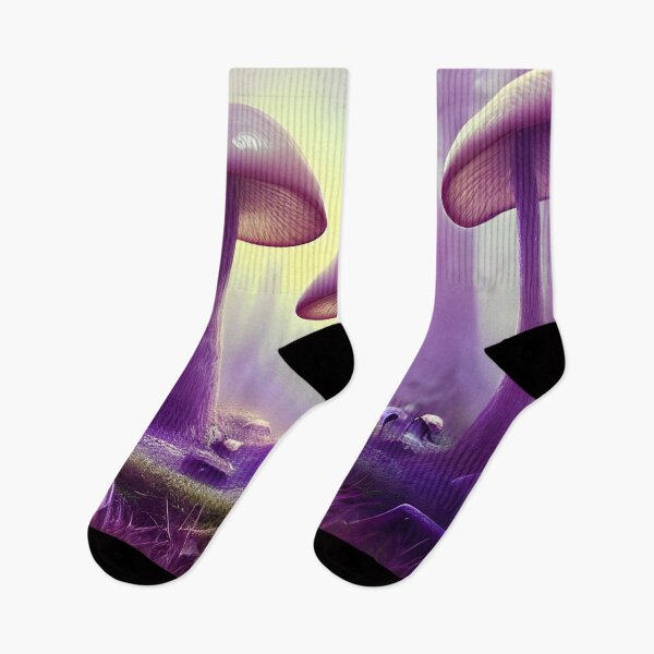 Item preview, AI Generated Art, Mushroom Forest, Purple  designed and sold by ACC .