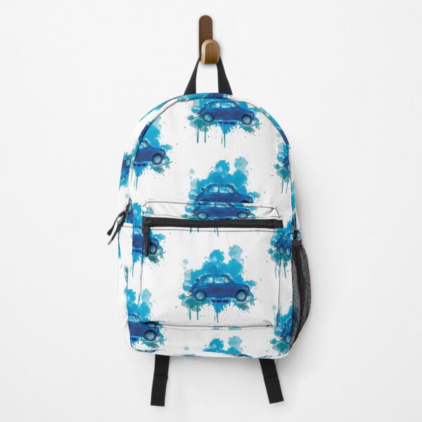 Item preview, Fiat 500 open blue Splash edit designed and sold by Aaaah Eeeek Studio.