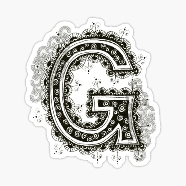 Color Me G Sticker