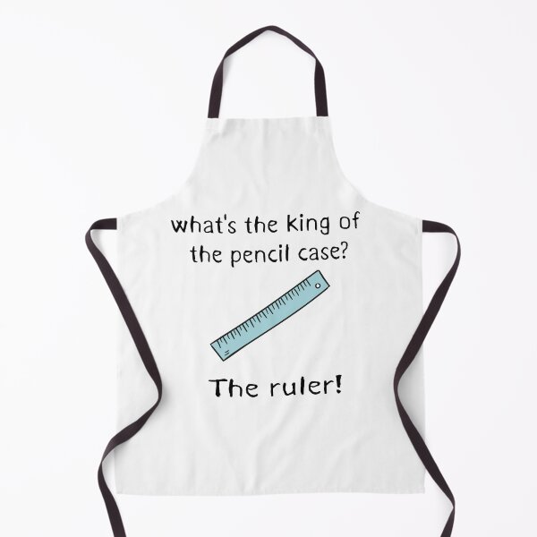 Item preview, What's the King of Pencil Case? the Ruler! designed and sold by Glorious Articles.