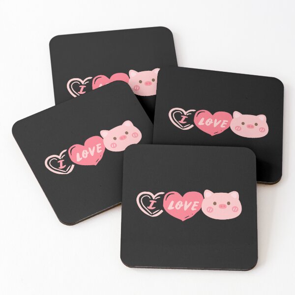 Item preview, Cute piggy face - I love Pigs designed and sold by AngelikaC04.