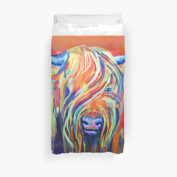 Highland Coo Duvet Cover