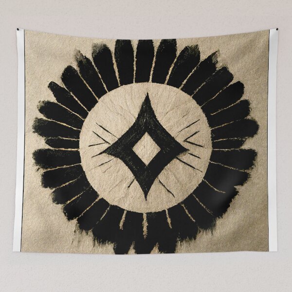 Item preview, African Motif Flower designed and sold by DeepSymbolism.