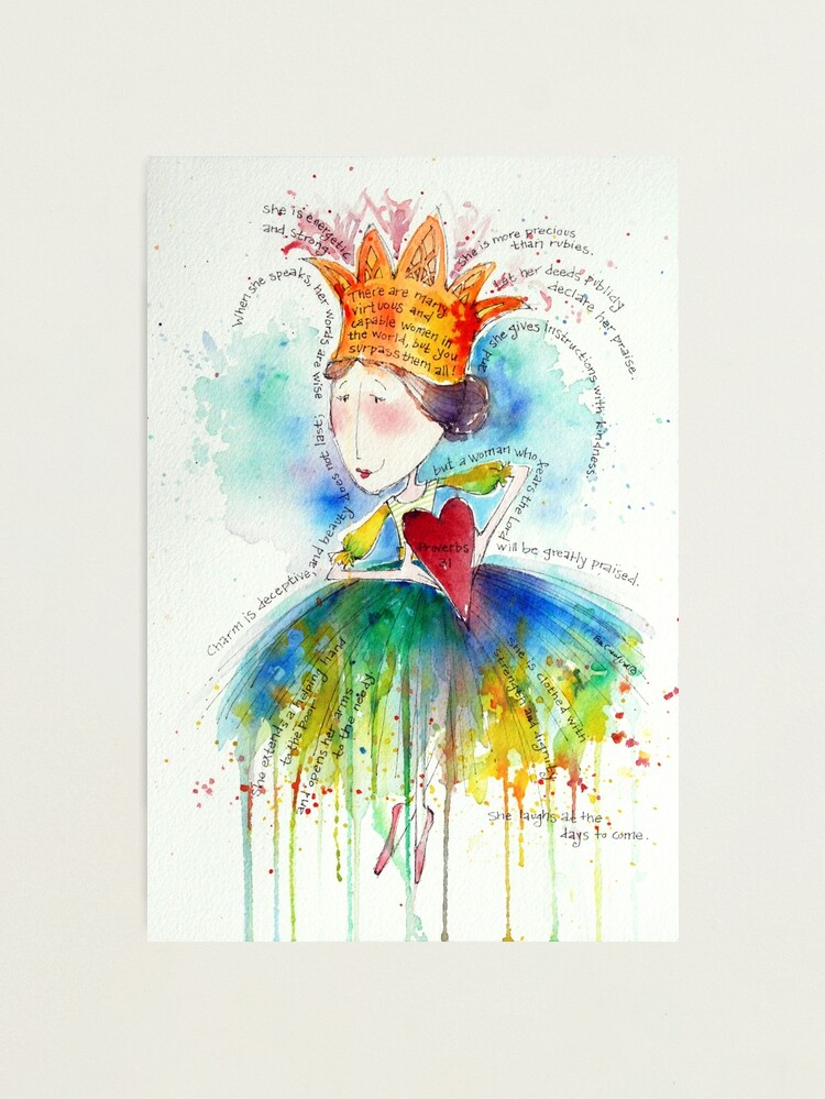 Thumbnail 1 of 3, Photographic Print, Proverbs 31 Woman designed and sold by evacrawford.