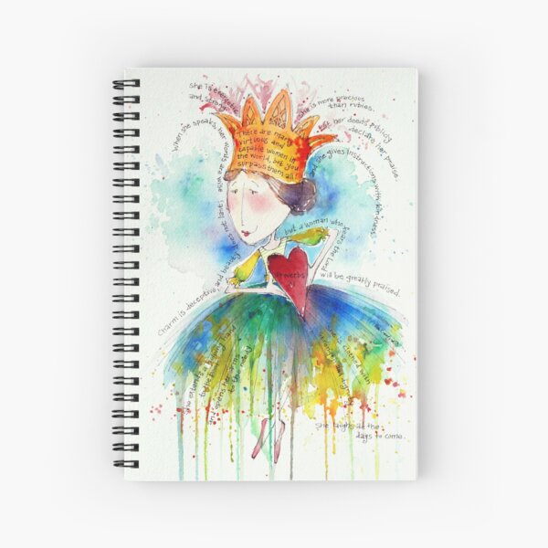 Proverbs 31 Woman Spiral Notebook
