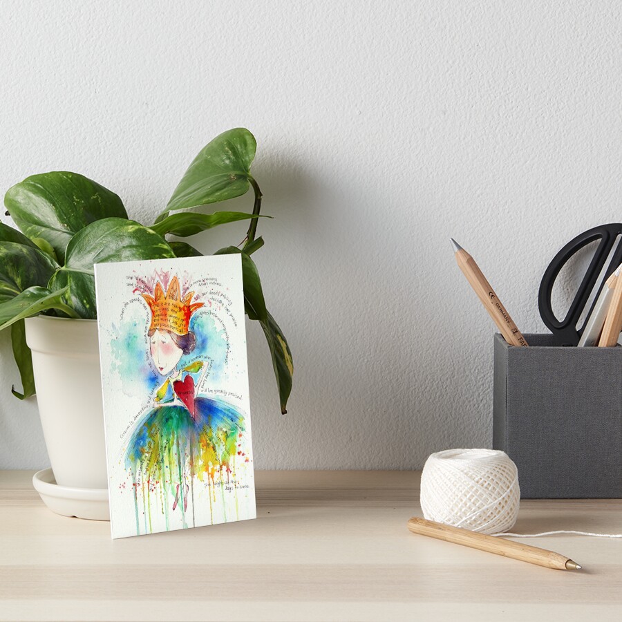 Item preview, Art Board Print designed and sold by evacrawford.