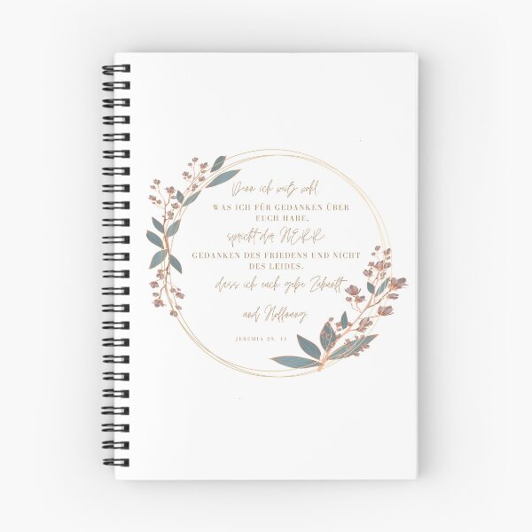 Item preview, Bible verse design Jeremiah 29:11 German designed and sold by creative-duo.