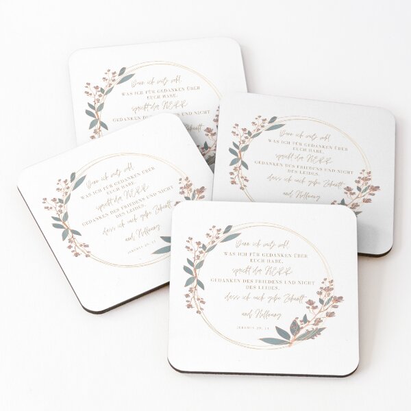 Item preview, Bible verse design Jeremiah 29:11 German designed and sold by creative-duo.