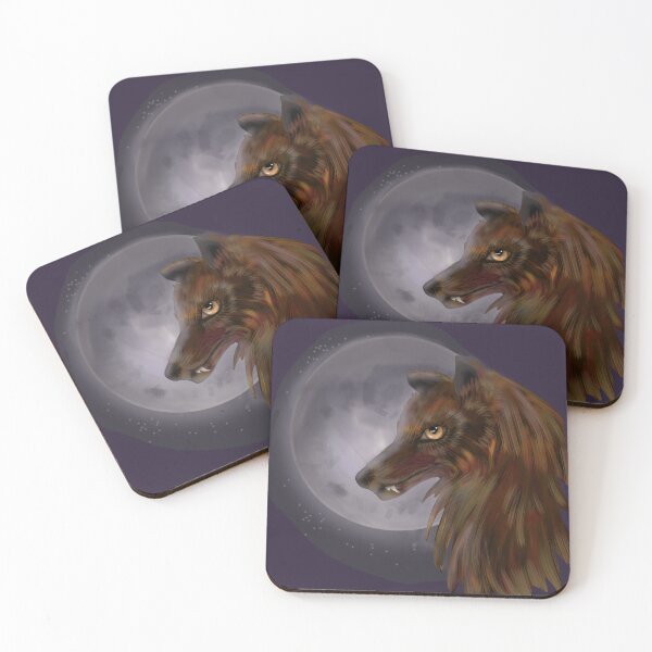Item preview, Red Wolf Moon designed and sold by Jodi Mahaffey.