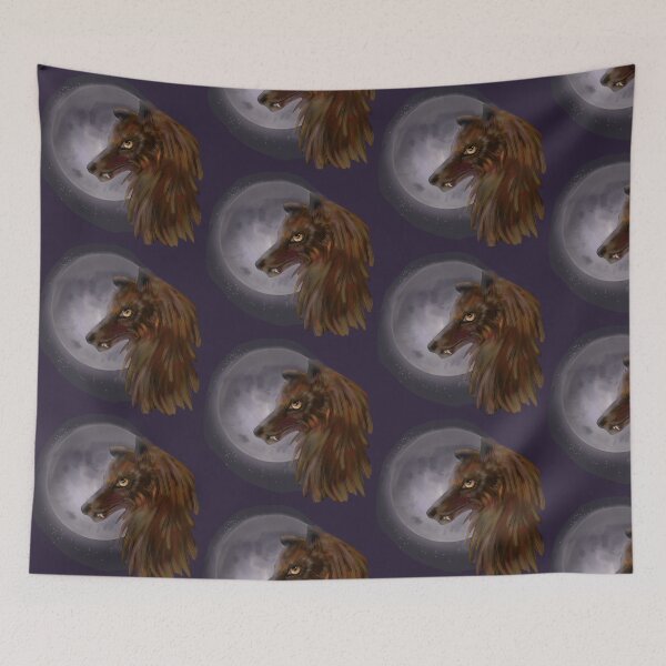 Item preview, Red Wolf Moon designed and sold by Jodi Mahaffey.