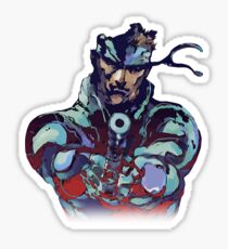 Metal Gear Solid Snake Classic RARE Design 100% Redrawn In Adobe Ilustrator Vector Format. Sticker