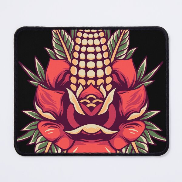 Item preview, Corn And Rose - Retro Illustration designed and sold by STR Graphs.