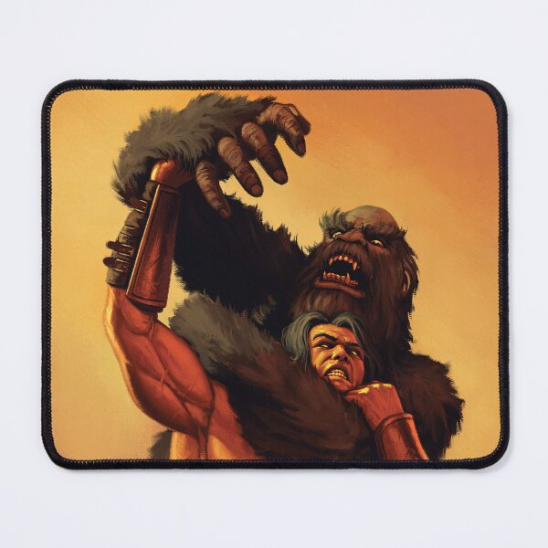 Item preview, Barbarian VS Ape Man designed and sold by DeanSpencerArt.