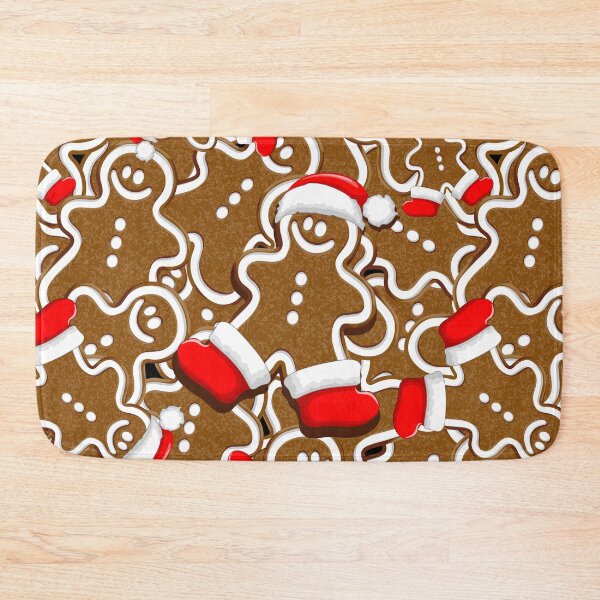 Item preview, Gingerbread Man Christmas Santa Claus Cookies designed and sold by BluedarkArt.