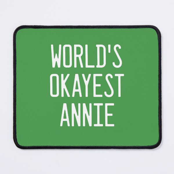 Item preview, World's Okayest Annie designed and sold by TimespunThreads.
