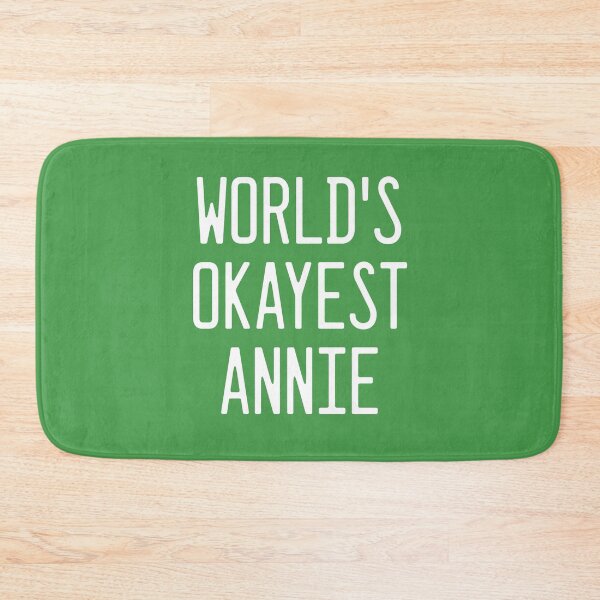 Item preview, World's Okayest Annie designed and sold by TimespunThreads.