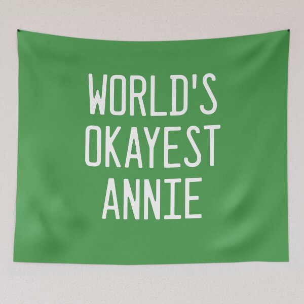 Item preview, World's Okayest Annie designed and sold by TimespunThreads.