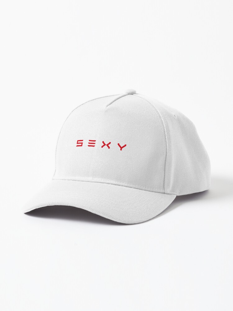 S3xy Tesla Cars Sexy Modell S 3 X und Y Roter Druck Cap