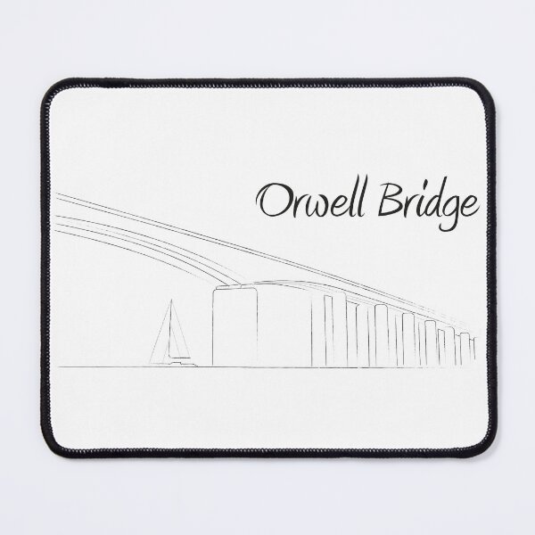 Item preview, Orwell Bridge Sketch, Ipswich, Suffolk | 2020 designed and sold by SJ Designs.