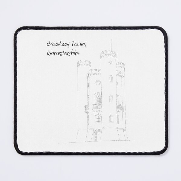 Item preview, Broadway Tower Sketch, Cotswolds, Worcestershire, UK | 2020 designed and sold by SJ Designs.