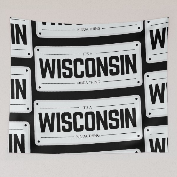 Item preview, Its a WISCONSIN kinda thing number plate  designed and sold by 133DandC.