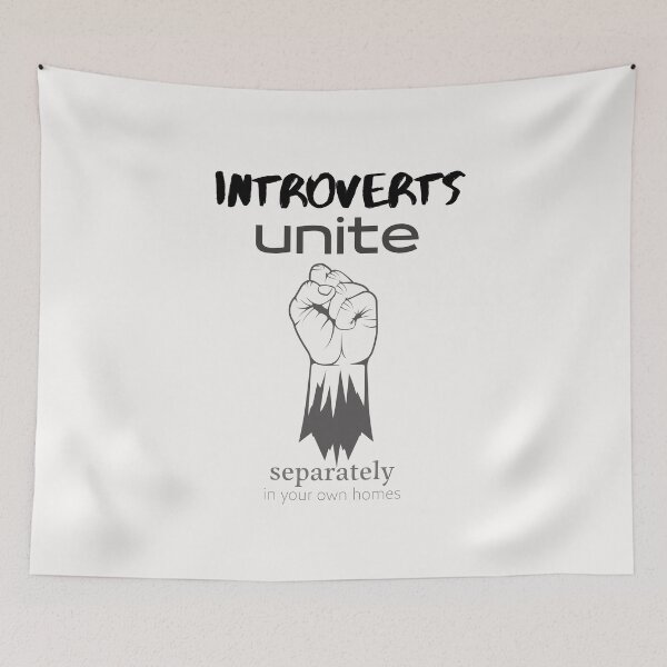 Item preview, Introverts unite separately in your own homes designed and sold by FLOWER--ART.