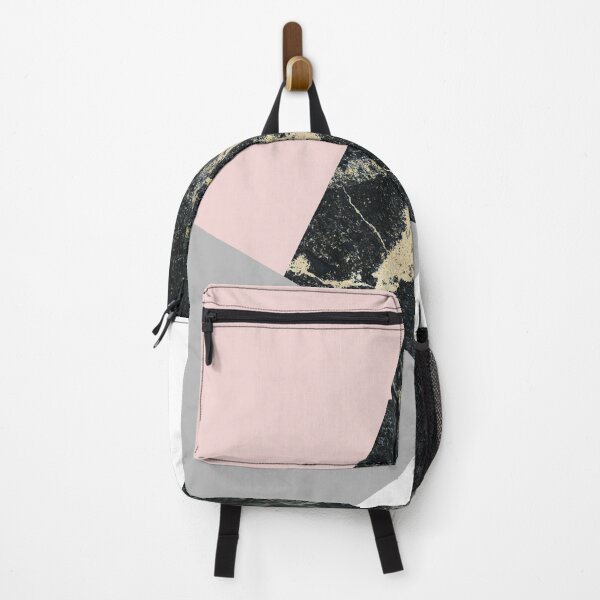 Item preview, Grey Pink and Black Marble Color Block designed and sold by sylviabosky.