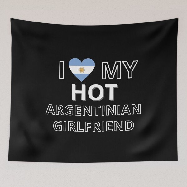 Item preview, I LOVE MY ARGENTINIAN GIRLFRIEND T-Shirt designed and sold by Suzy Perez Art.