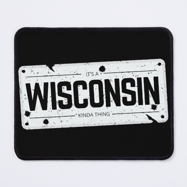 Item preview, Its a WISCONSIN kinda thing number plate distressed designed and sold by 133DandC.