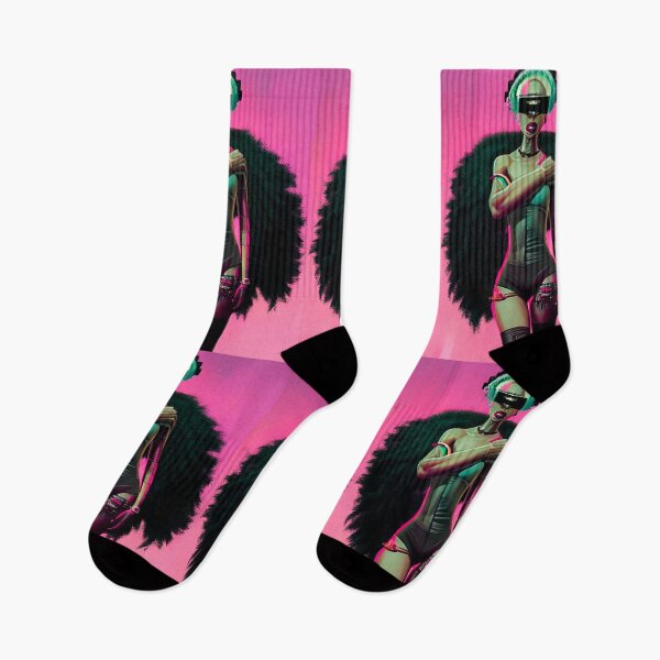 Item preview, Copy of Afropunk Cyborg AI Art Design designed and sold by boopsblunt.
