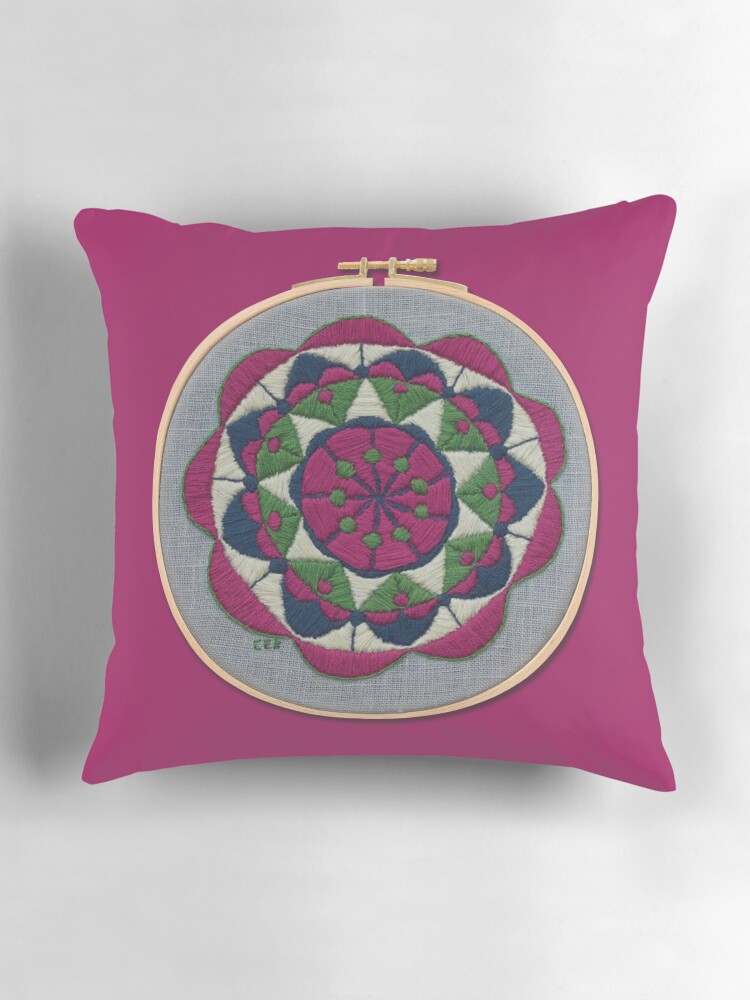 Thumbnail 3 of 4, Pillow, Spring Dew designed and sold by opalartist.