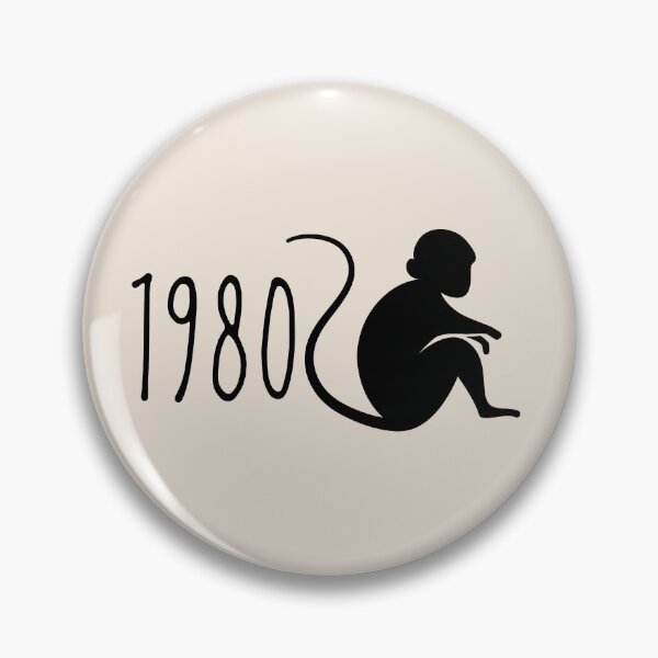 Item preview, Year of the Monkey - 1980 designed and sold by TheMerchPeddler.