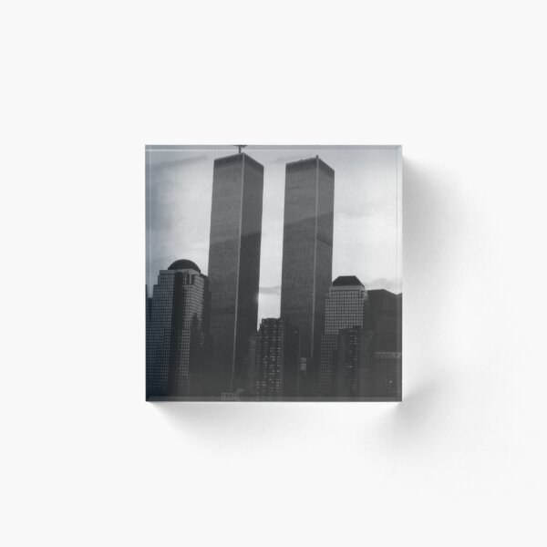 World Trade Center Sunrise Acrylic Block